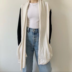 Aritzia Wilfred Black/White Cardigan